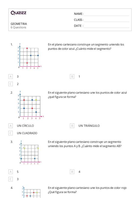 Geometria Imprimível Jardim Da Infância Planilhas Quizizz