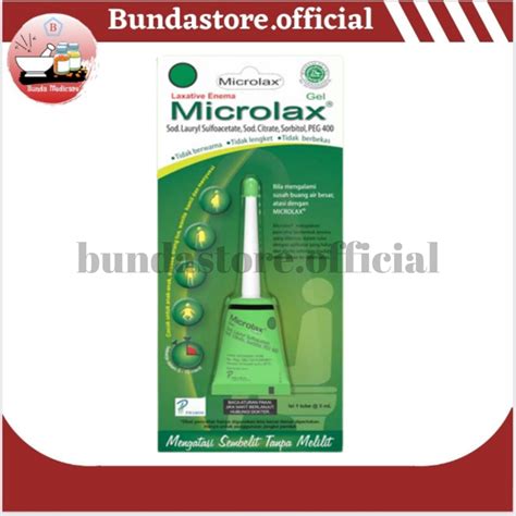 Jual Microlax Gel Tube Ml Atasi Sembelit Susah Bab Shopee