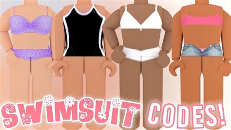 Aesthetic Roblox Swimsuits With Codes Links Bloxburg Brookhaven Berry Avenue Youtube