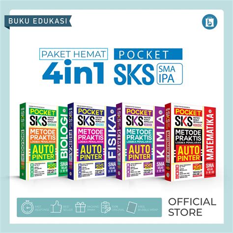 Jual BUKU SMA : PAKET HEMAT POCKET SKS SMA IPA (Matematika//Biologi ...