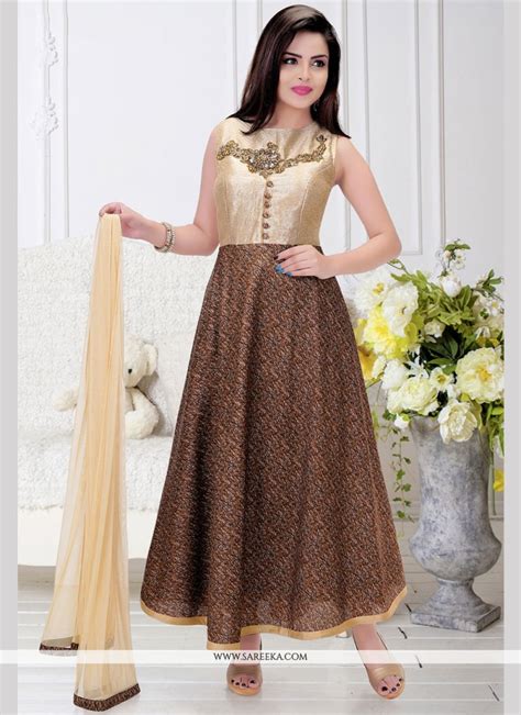 Buy Fancy Fabric Readymade Anarkali Salwar Suit Online Malaysia