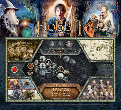 Buy The Hobbit Standard Pinball Machine By Jersey Jack Pinball