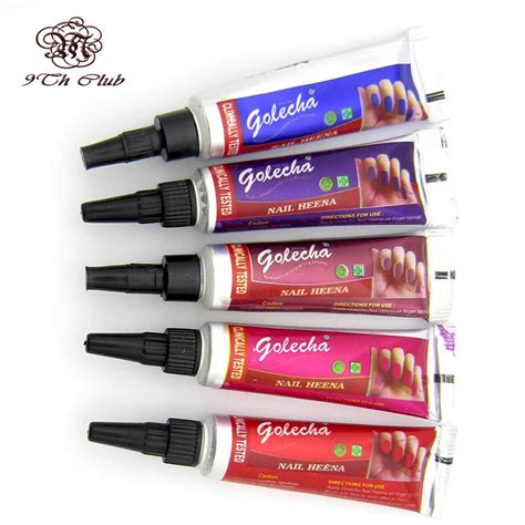 5pcs Golecha Brand Henna Body Artindian Mehndi Colored Henna Muslim