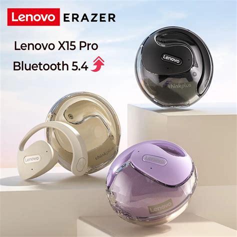 Lenovo X15 Pro Bluetooth 5 4 Earphones Erazer X15 Sports Wireless