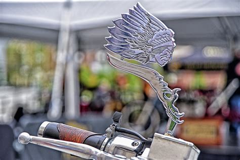 Indian Motorcycle Mirror Photograph By Mike Martin Fine Art America