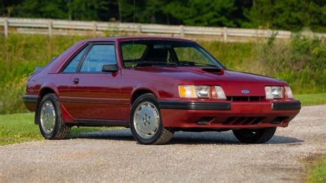 1984 Ford Mustang Svo For Sale At Auction Mecum Auctions