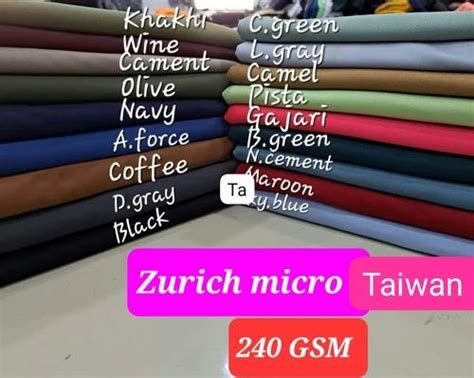 Micro Zurich 4 Way Taiwan Lycra Fabric Knitted Lower Fabric At Rs 265