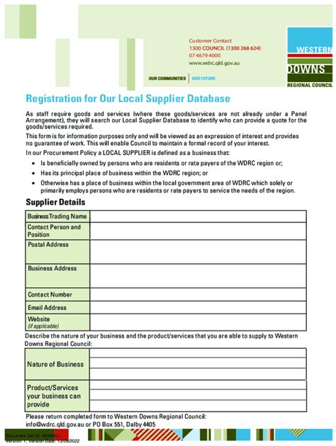 Fillable Online Ecm V Registration For Our Local Suppliers