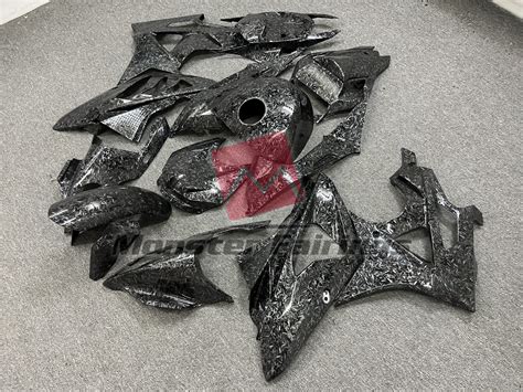 Gloss Forged Carbon Fiber Style S1000rr 09 18 Monster Fairings