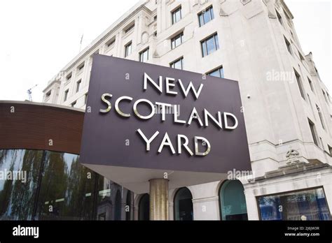 New Scotland Yard Metropolitan Police Headquarters In Westminster