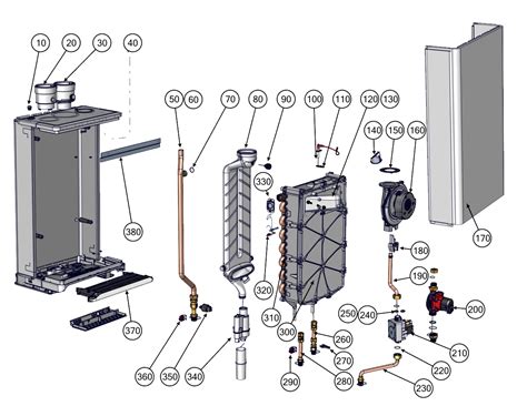 Parts breakdown diagrams of IBC Technologies' Superflow appliances with ...