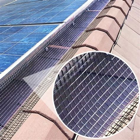 Customized Solar Panel Bird Netting Mesh Solar Panels Bird Barrier Proofing Protection Bird And