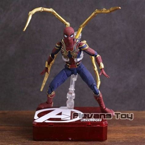 Promo SHF Iron Spider Man Avengers Infinity War Figure Marvel Spiderman