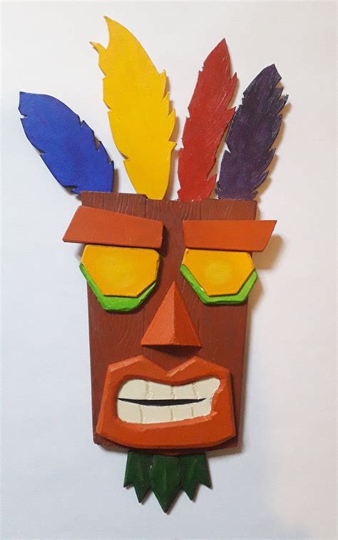 Crash Bandicoot Aku Aku / Uka Uka Mask decorative - Etsy Australia