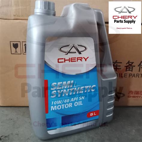 Chery Original 5 Liter Engine Oil Semi Synthetic 10W40 | Shopee Malaysia