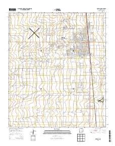 Artesia Weather Station Topo Map in Eddy County, New Mexico