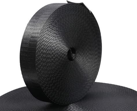 Amazon 10 Yards 1 Inch Wide Black Nylon Heavy Duty Webbing Strap