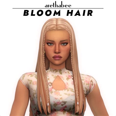 Bloom Hair Files The Sims 4 Create A Sim CurseForge