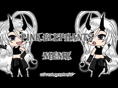 Pink Elephants Meme Gift For Devilbona Extradevilbona Gacha