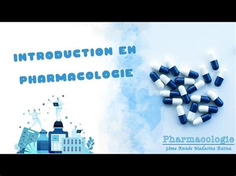 Introduction En Pharmacologie Youtube