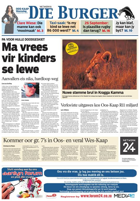 Get Digital Access To Die Burger Oos Kaap September 02 2020 Issue