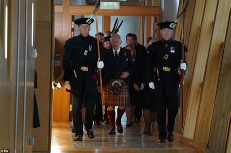 King Charles And His Siblings Anne Andrew And Edward Attend Vigil For