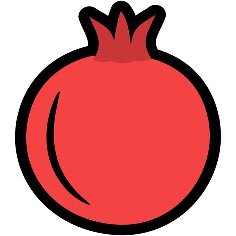 Pomegranate Icon Fresh Fruit Iconset Alex T