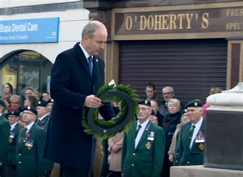 Martin attends Remembrance Sunday ceremony in Enniskillen – TheLiberal.ie – Our News, Your Views