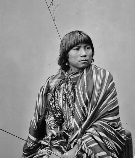 Daughter Of Gap In The Salt Comanche 1872 Native American Beauty