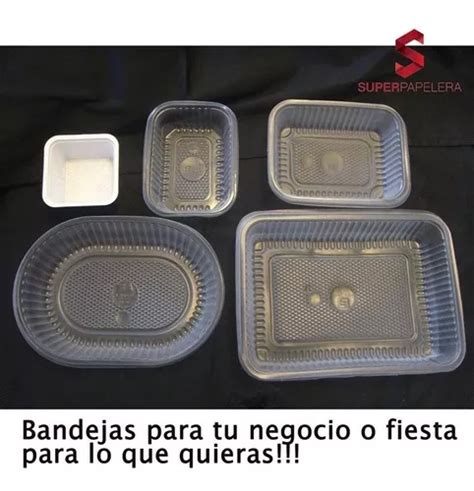 Bandeja Descartable 103 C Tapa Calor Y Micro X 100 Unid En Venta En