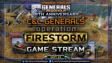 Live Operation Firestorm Mod Generals Zero Hour Youtube