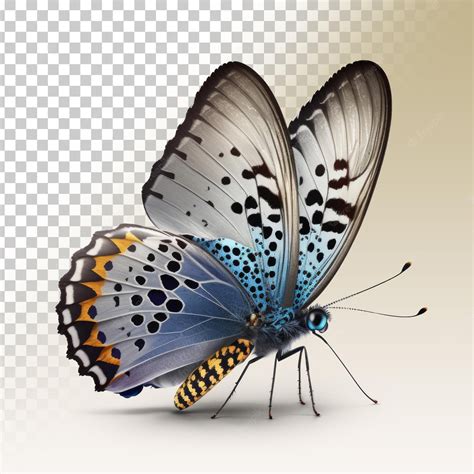 Premium Psd 3d Render Transparent Detailed Butterfly