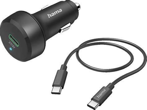 Hama Usb C Pd Qc Kfz Schnellladegerät Schwarz Handy Ladegerät Auto Mediamarkt