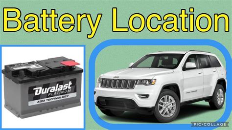 The Battery Location On A 2020 Jeep Grand Cherokee YouTube