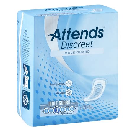 Attends® Discreet Mens Guard 12 5 Jandb At Home