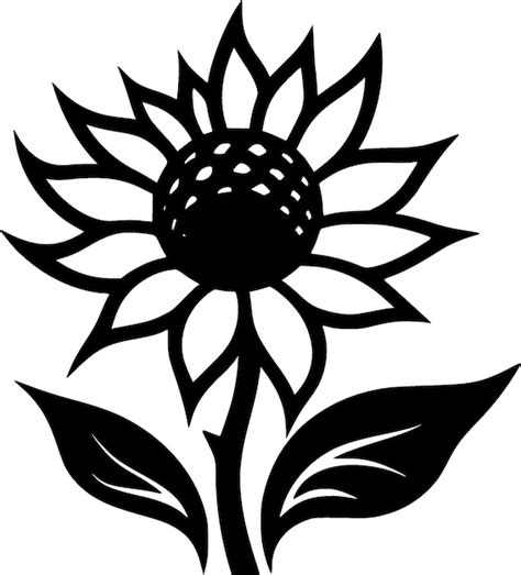 Premium Vector Flower Minimalist And Simple Silhouette Vector