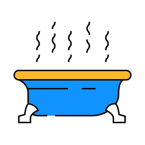 Hot Bath Icon Color Illustration Vector Art At Vecteezy
