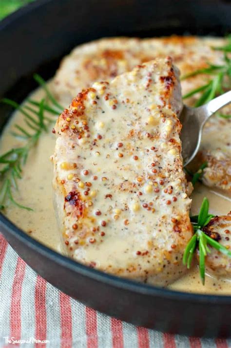 Cider Dijon Pork Chop Recipe The Seasoned Mom