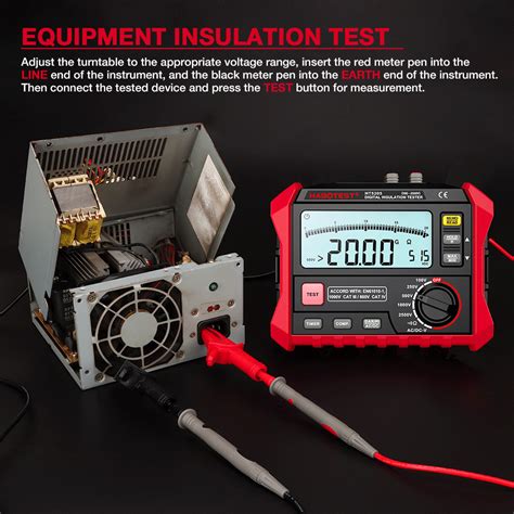 Testador De Resist Ncia De Isolamento Habotest Ht Medidor De