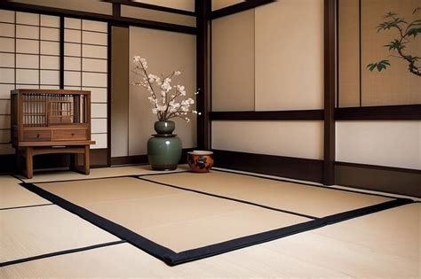 Premium Photo Japanese Tatami Mat Flooring Design