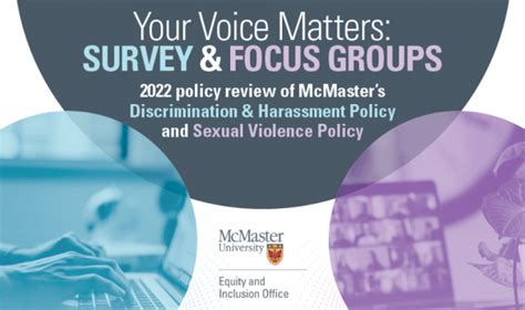 Your Voice Matters Provide Feedback On The Sexual Violence And Discrimination And Harassment