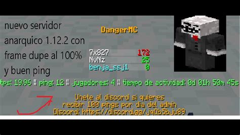 Dangermc Nuevo Servidor Anarqu Co Con Dupe Op Frame Dupe