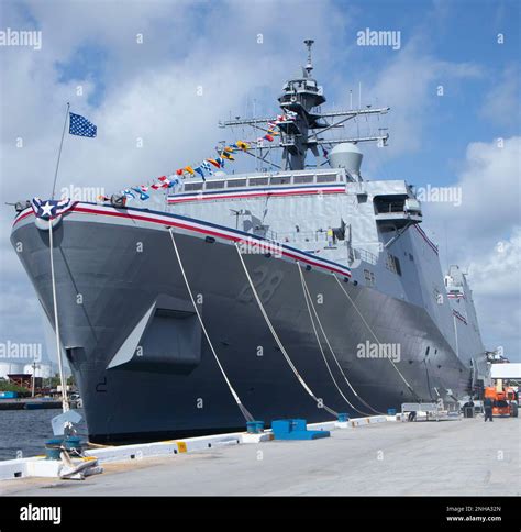 The Future Uss Fort Lauderdale Lpd 28 Currently Moored In Port