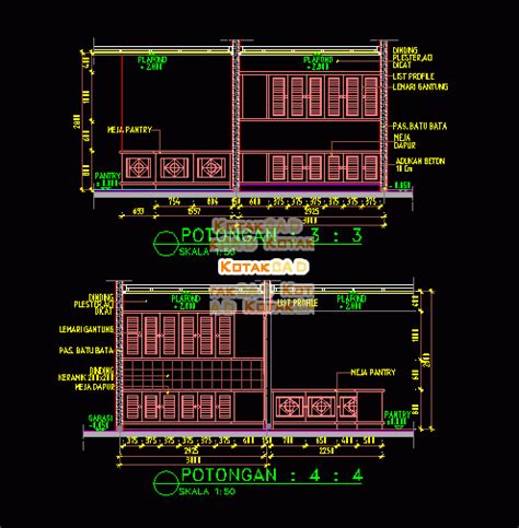 Desain Dapur Kering Pantrydwg Panrita Space