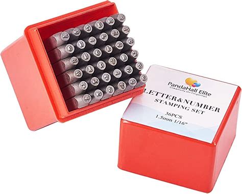 Amazon Ph Pandahall Pcs Letter And Number Metal Stamp Set