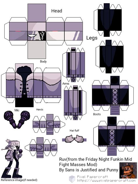 Friday Night Funkin Papercraft