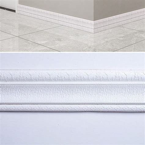 Self Adhesion Skirting Board Decoration Wall Sticker 3d Foam Wall