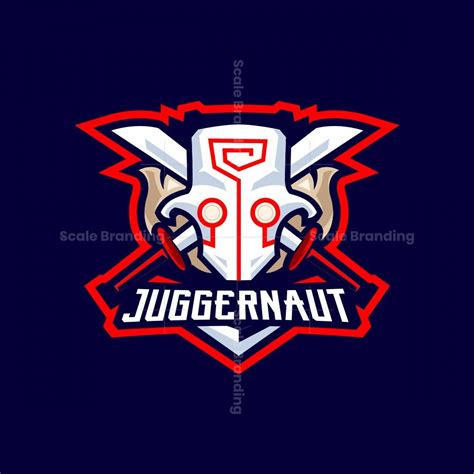 Juggernaut Mascot Logo Mascot Logo Design Esports Logo