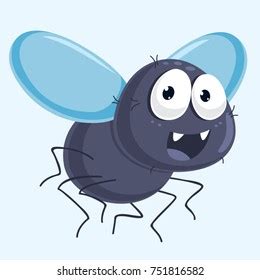 Cute Fly Cartoon Stock Vector Royalty Free Shutterstock