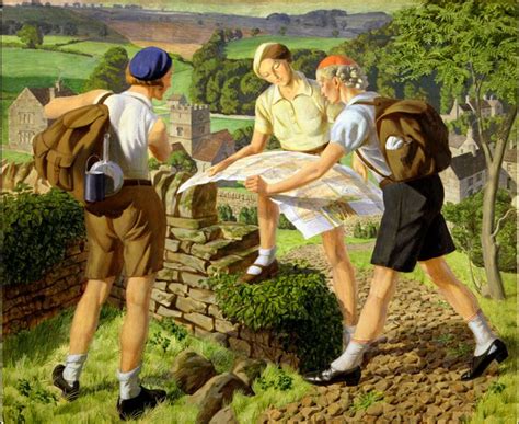 James Walker Tucker Hiking Tempera On Wood I